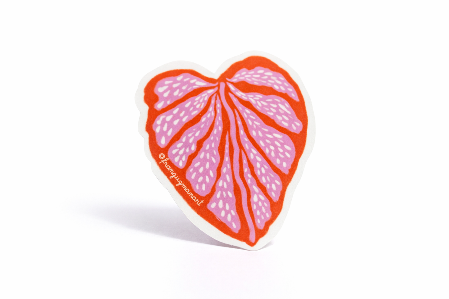 Sticker Monstera Corazón