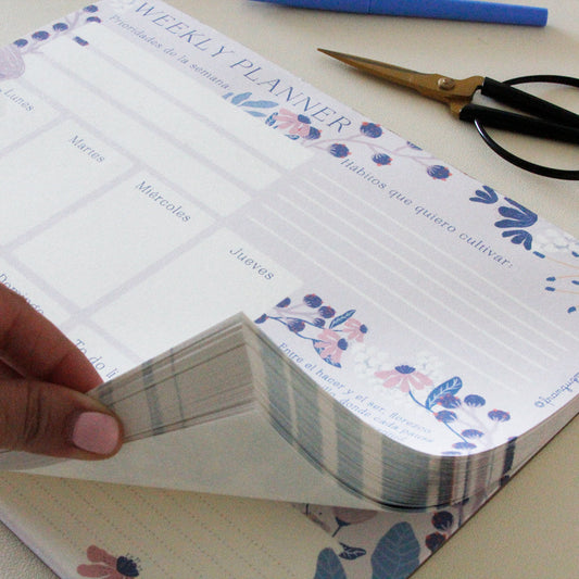 Weekly Planner Florecer