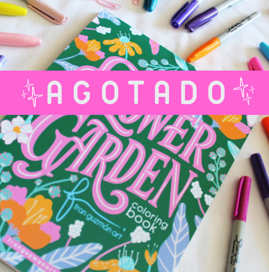 Coloring Book Flower Garden