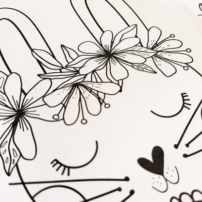 🌸 Happy Easter Descargable I  Ilustraciones para pintar