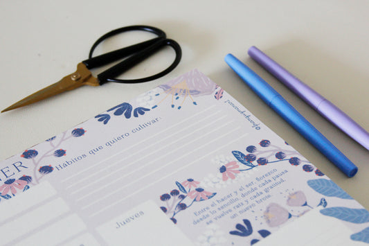 Weekly Planner Florecer