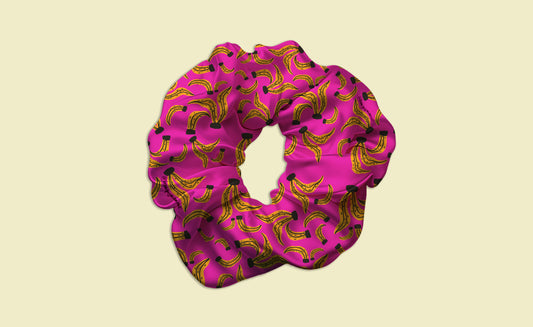 Scrunchie Bananitas